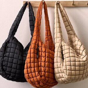 Free People Movement Quilted Carryall In Roasted Chest NEW